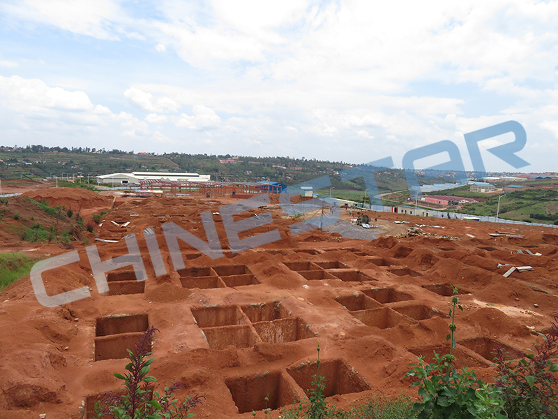 Construction of the commercial center and light industrial plant in the Kigali Special Economic Zone