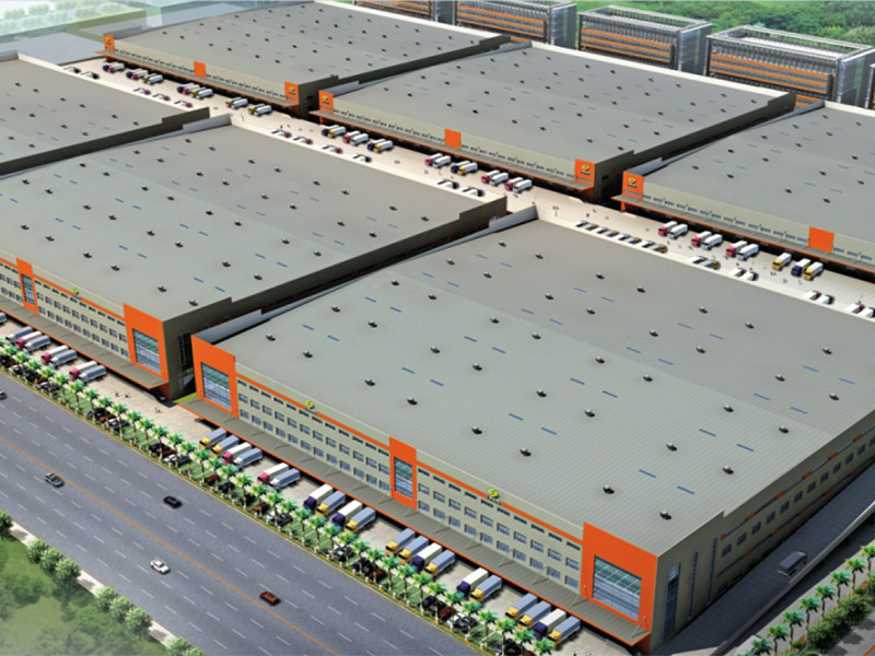 Guangdong Guotong Logistics City Co., Ltd. Warehouse Park Steel Structure Project